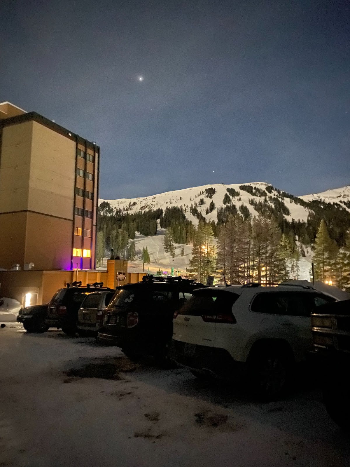 Kirkwood Ski Resort Bar Parking Lot
