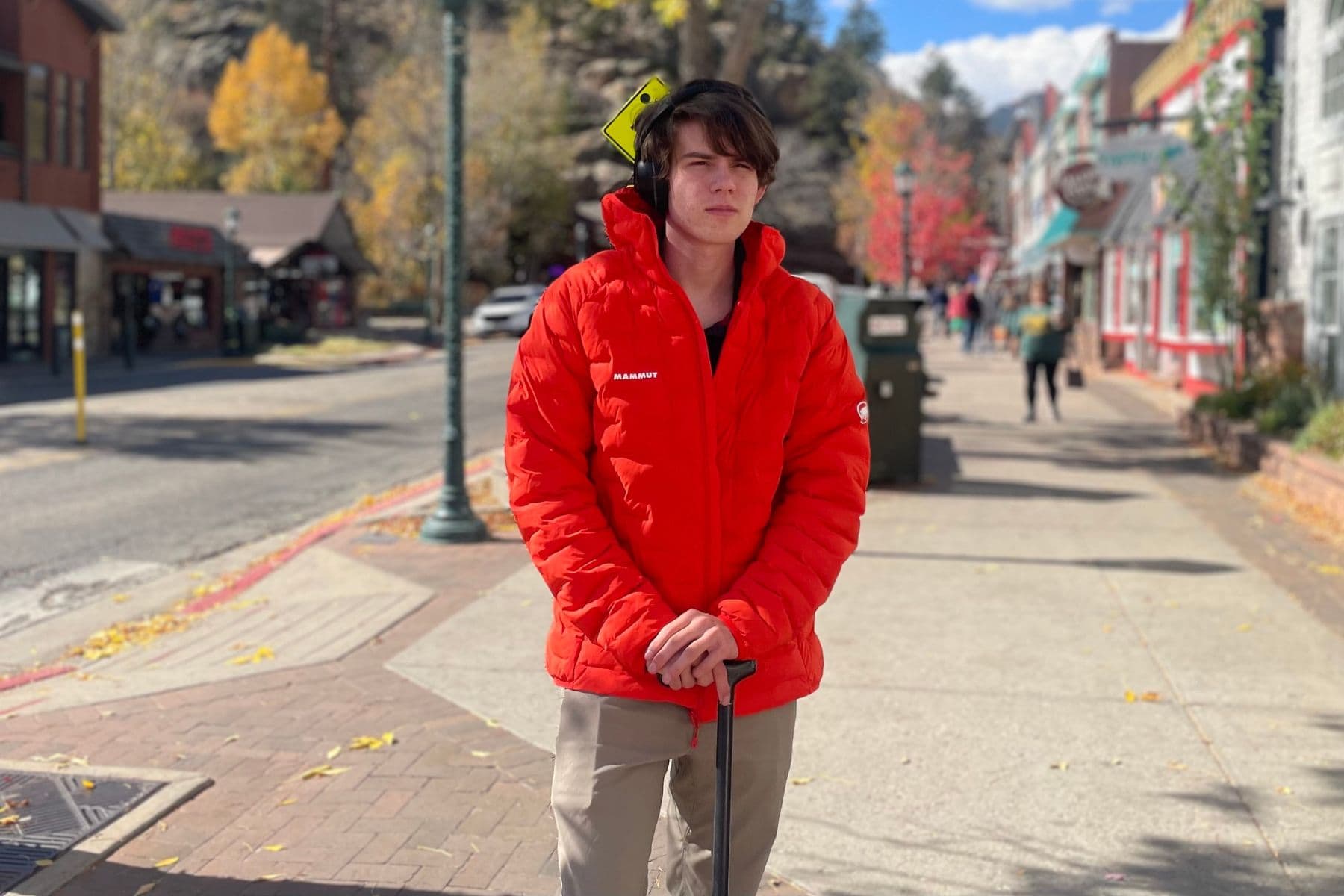 Mammut Sender In Hooded Jacket Front