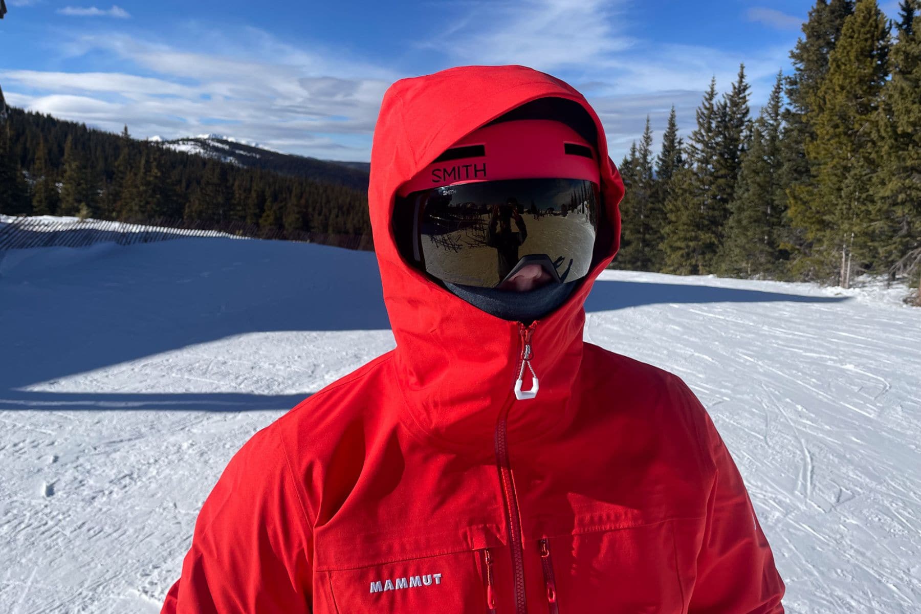 Mammut Stoney Hs Hooded Ski Jacket Big Zipper