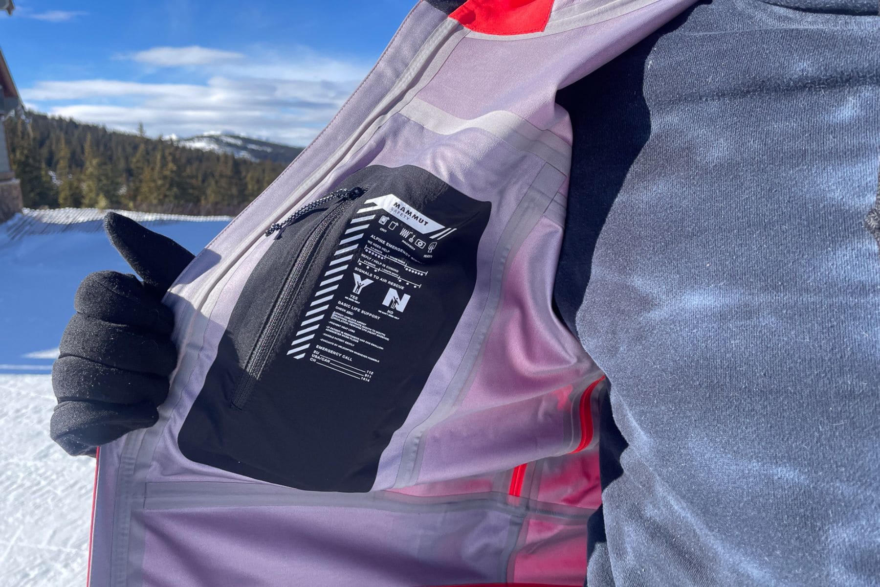 Mammut Stoney Hs Hooded Ski Jacket Inner Pocket