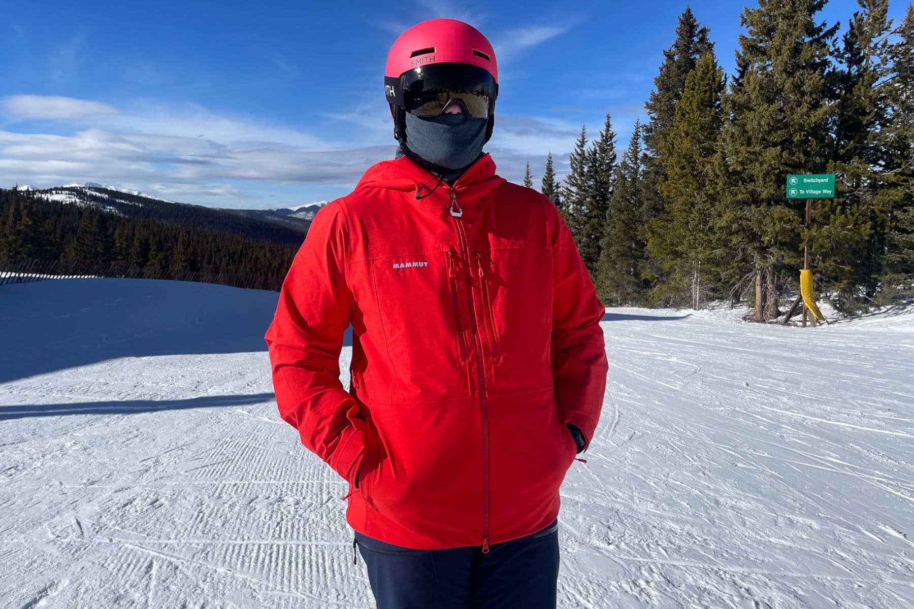 Mammut Stoney Hs Hooded Ski Jacket Red