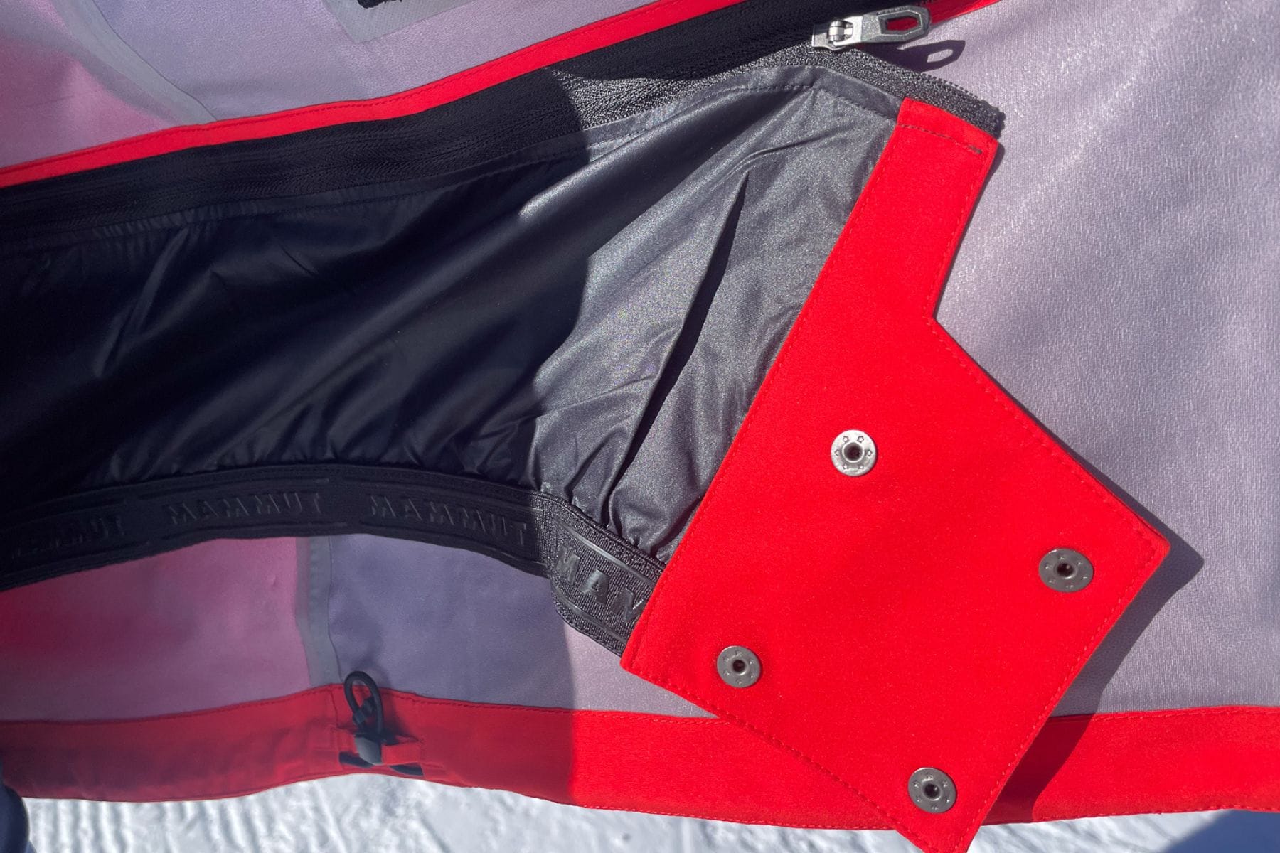 Mammut Stoney Hs Hooded Ski Jacket Removable Snow Skirt