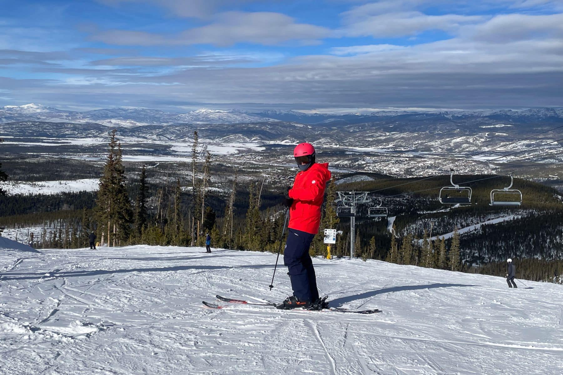 Mammut Stoney Hs Ski Pants Overlooking View