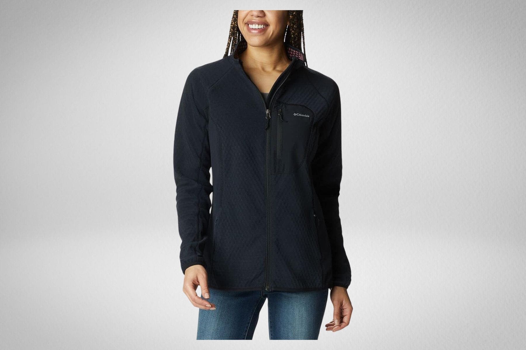 Outdoor Tracks Hooded Full Zip Columbia Jacket