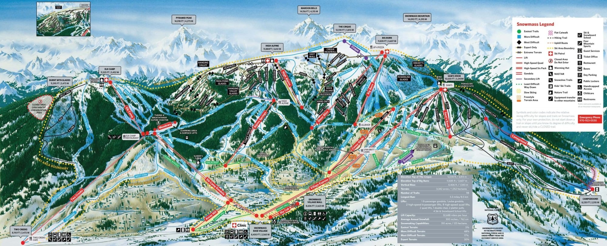 snowmass-resort-trail-map