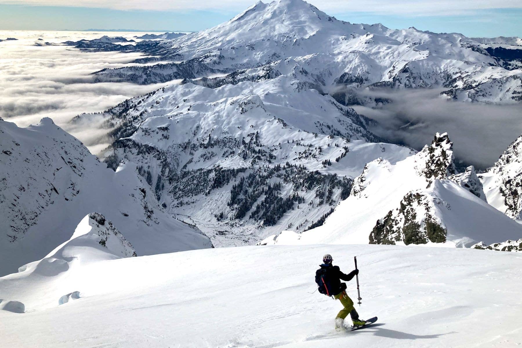 splitboarding-downhill