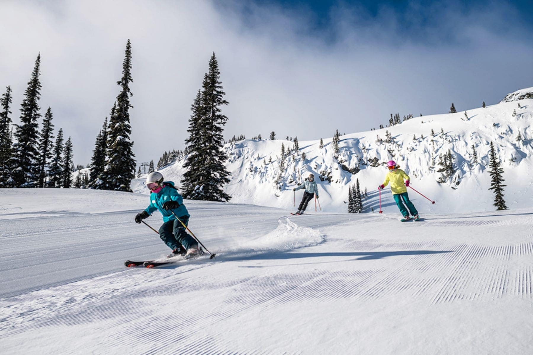 Whistler Blackcomb Ski Resort Skiers