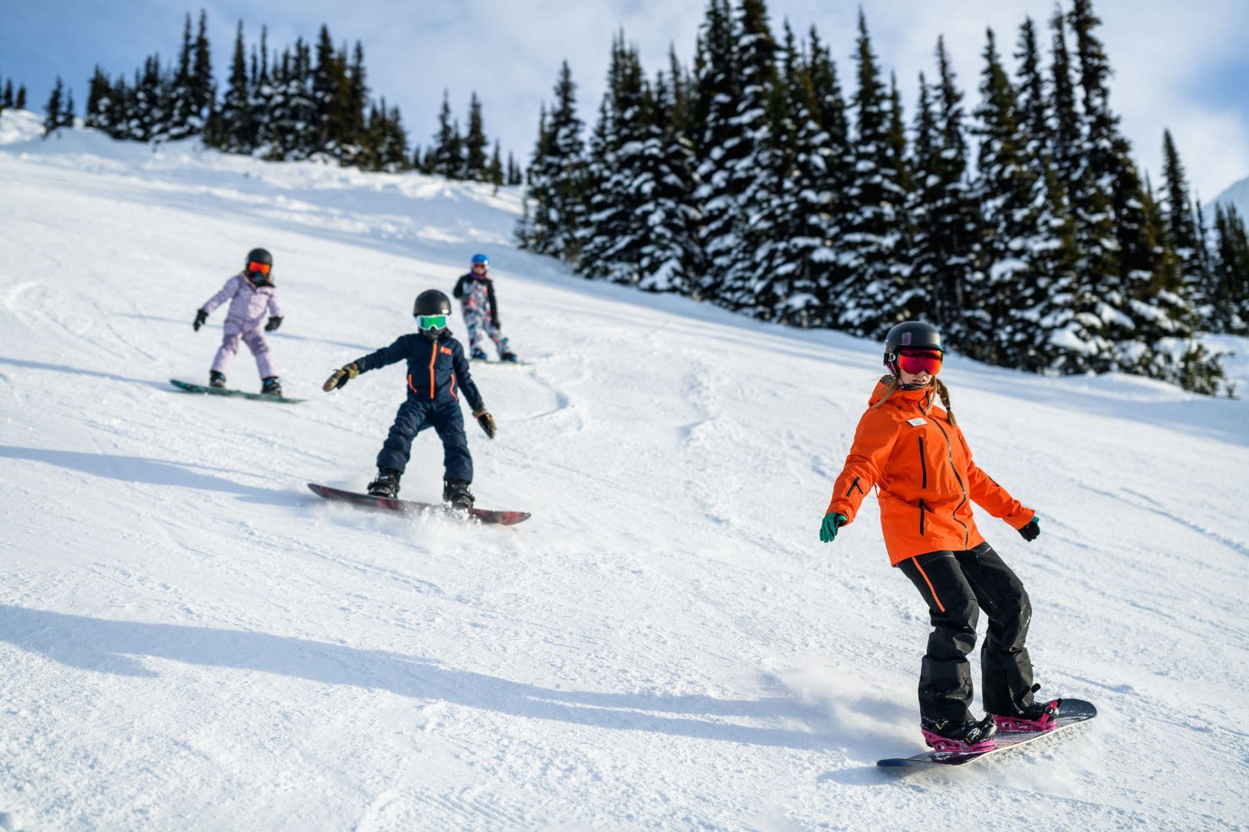 Whistler Blackcomb Ski Resort Snowboarders