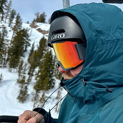 Red Hood Helmet Columbia Men's Snowy Summit Jacket Waterproof